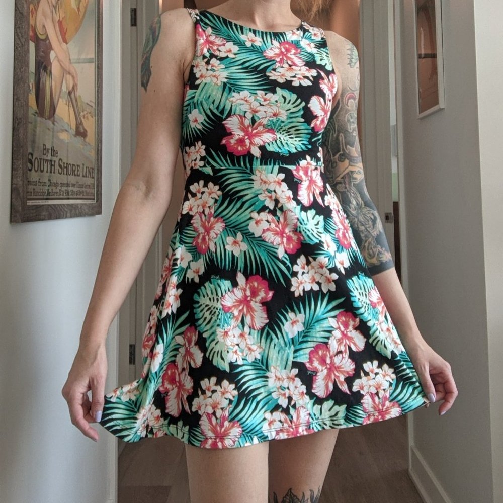 Victoria's Secret Pink Tropical Mini Dress